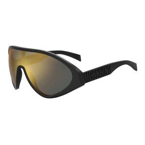 NEW MOSCHINO SUNGLASSES BLACK GOLD UNISEX EYEWEAR MOSCHINO